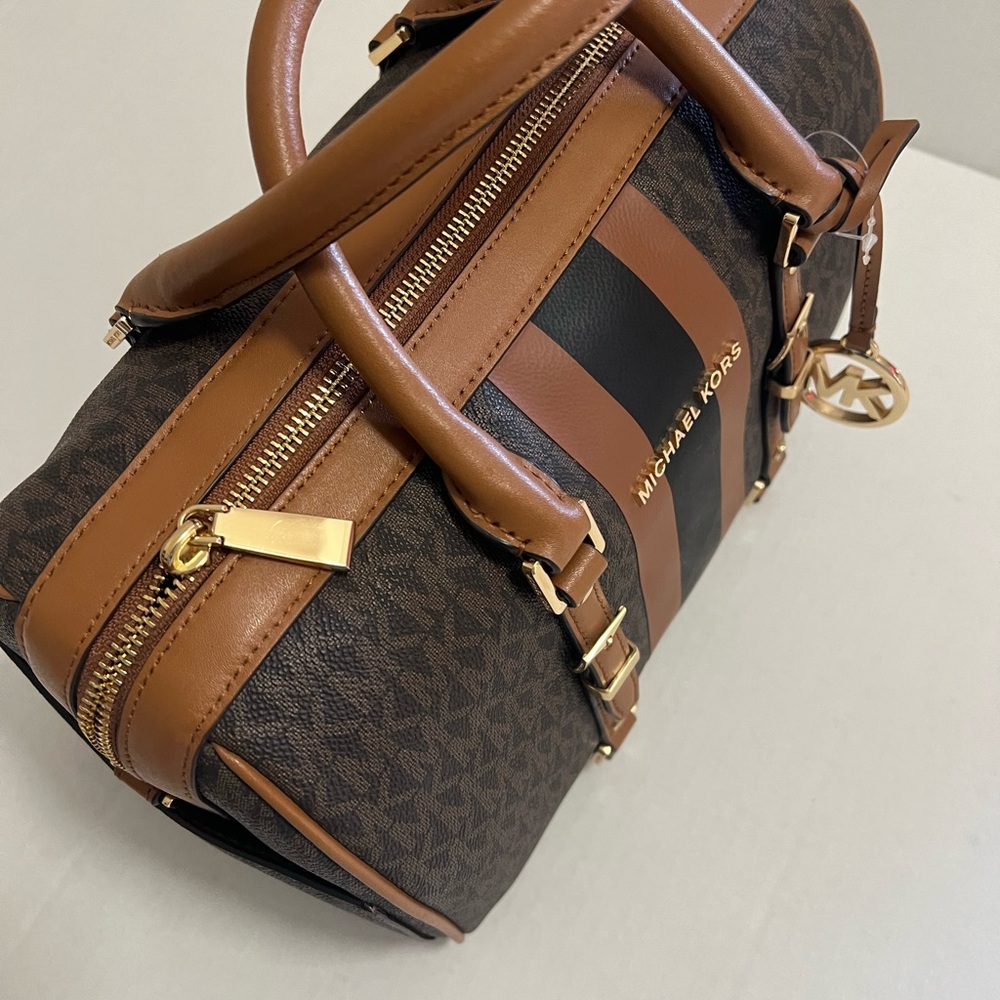 Michael Kors Brown and Black Crossbody Bag - Picture 5 of 15